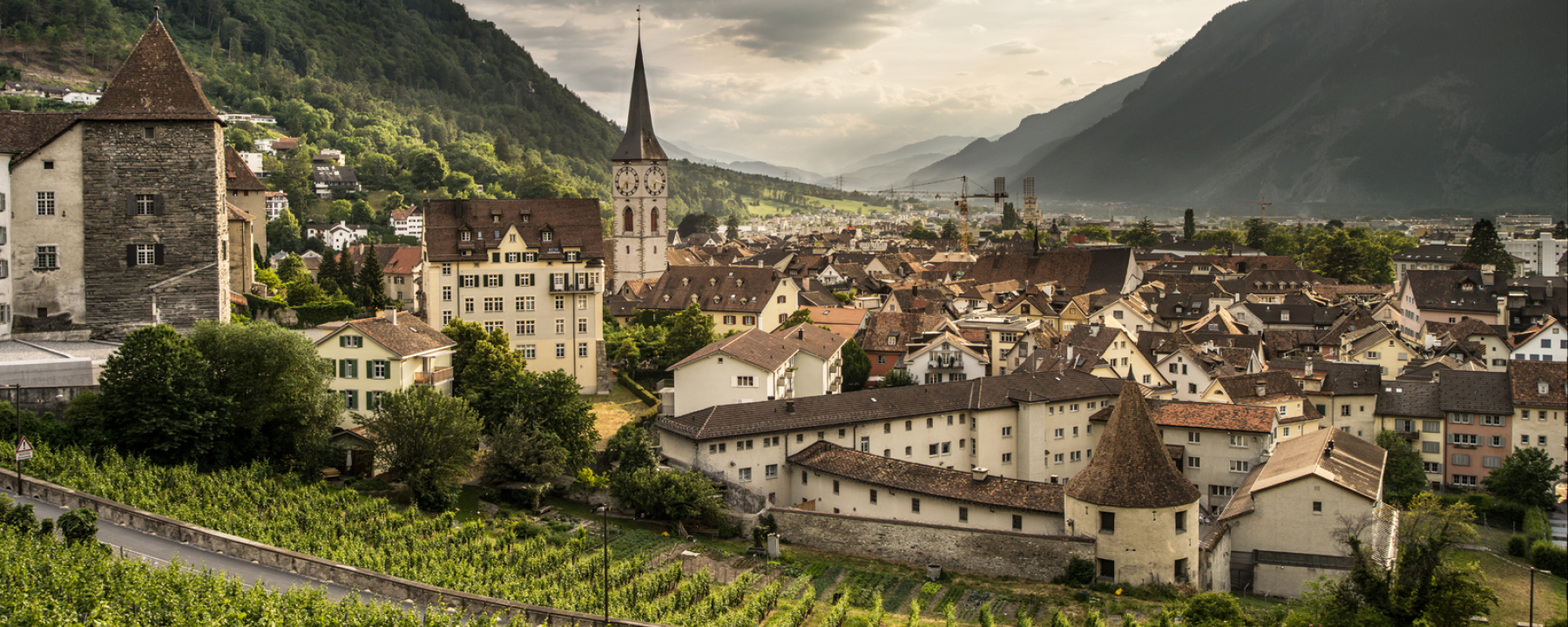 Blick auf die Churer Altstadt