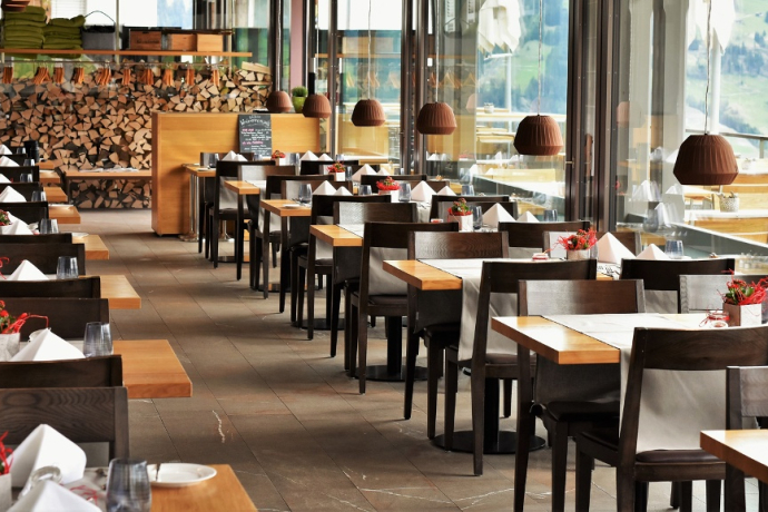 Panorama Restaurant vom The Alpina Mountain Resort Panorama Restaurant vom The Alpina Mountain Resort