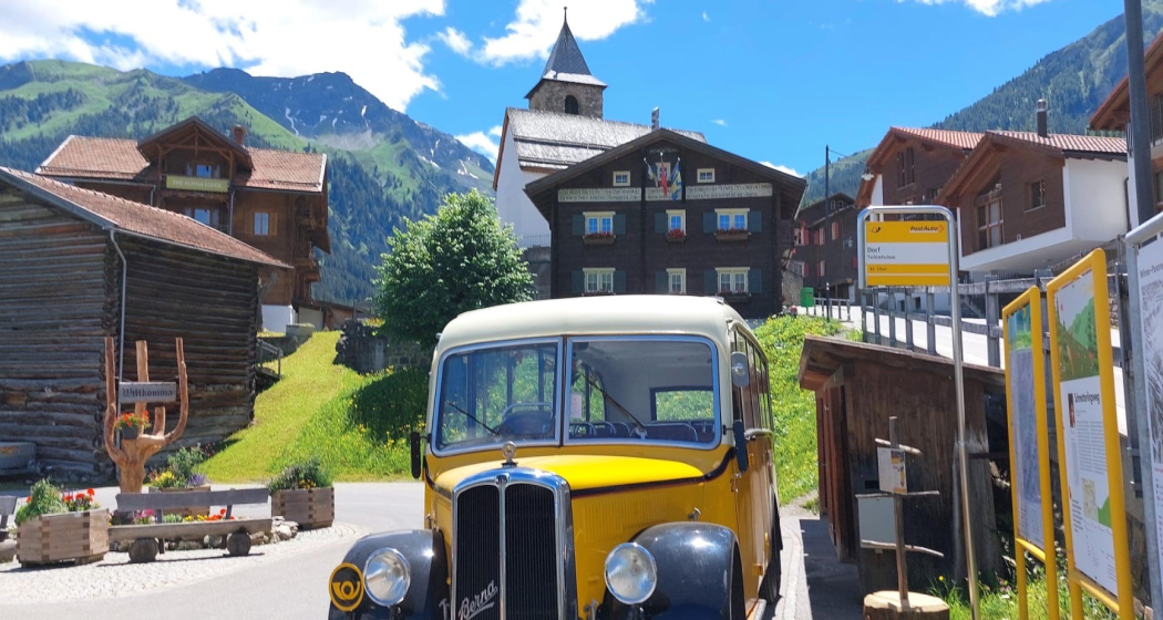 Nostalgiepostauto Tschiertschen Nostalgiepostauto Tschiertschen