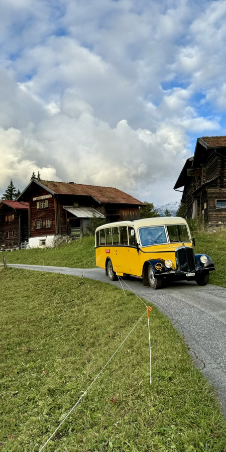 Nostalgiepostauto Tschiertschen