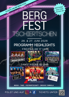 Plakat Bergfest 2026