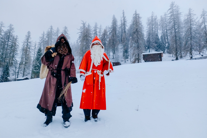 Samichlaus Eisbahnhüttli Tschiertschen